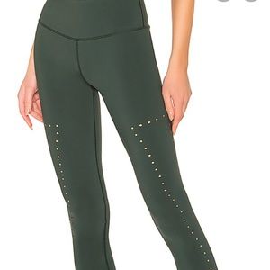 Black Varley perforated leggings
